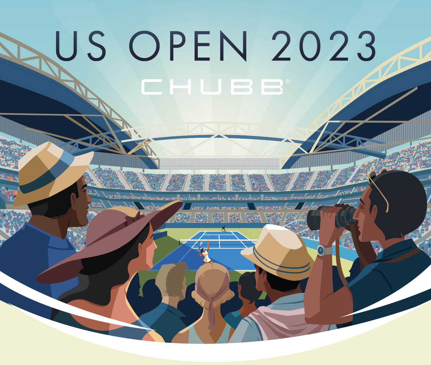 Chubb - US Open 2023 - top illustration